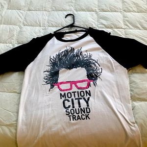 Motion City Soundtrack Baseball Tee L Rare find
